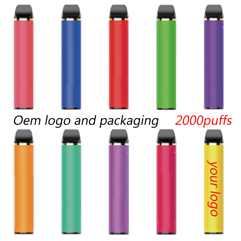 Logo OEM de unică folosință Vape Pen personalizate personalizate țigări de unică folosință E